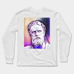 Xenophon Pink Portrait | Xenophon Artwork 7 Long Sleeve T-Shirt